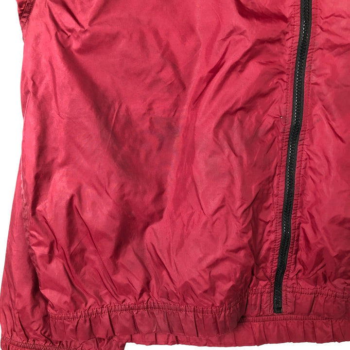 Vintage 90'S Nike NIKE Back Logo Nylon Jacket, Men's Size L Nylon burgundy type Vintage Second Hand
