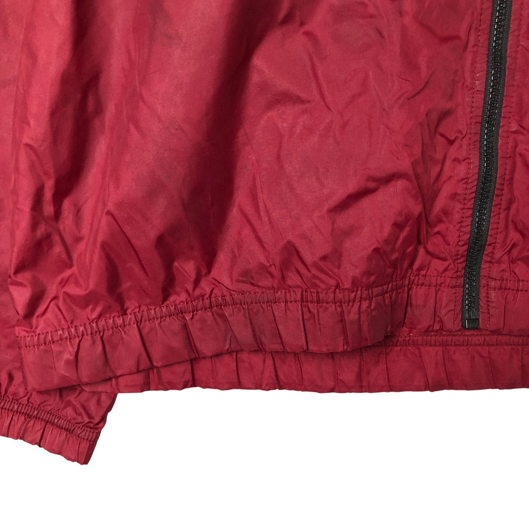 Vintage 90'S Nike NIKE Back Logo Nylon Jacket, Men's Size L Nylon burgundy type Vintage Second Hand