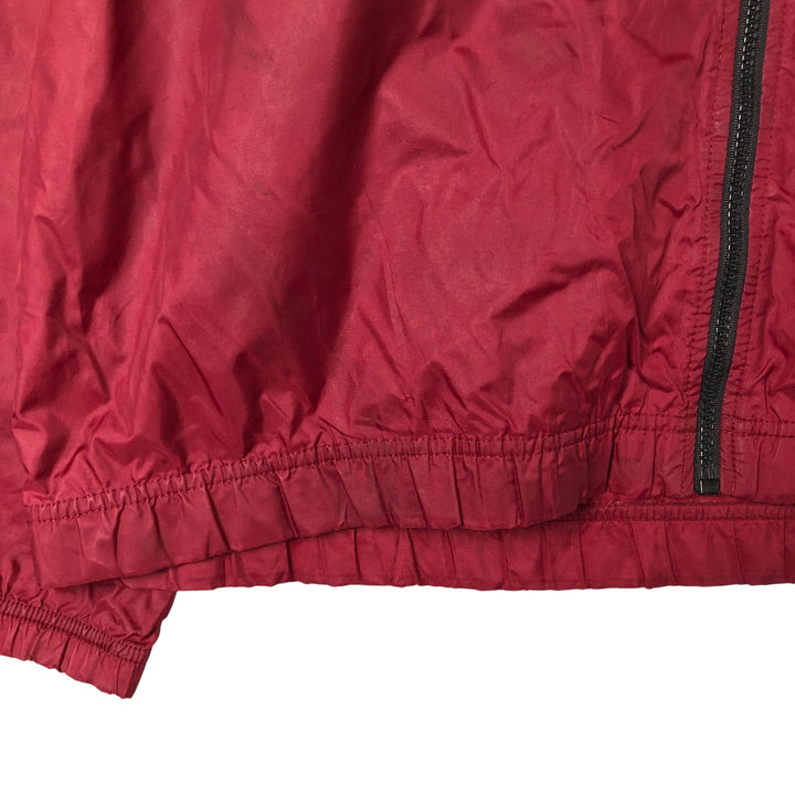Vintage 90'S Nike NIKE Back Logo Nylon Jacket, Men's Size L Nylon burgundy type Vintage Second Hand