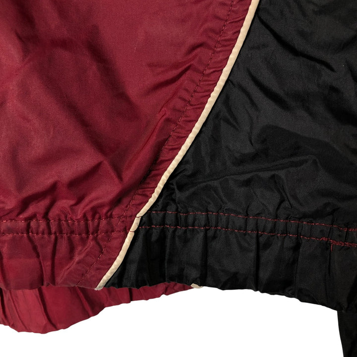 Vintage 90'S Nike NIKE Back Logo Nylon Jacket, Men's Size L Nylon burgundy type Vintage Second Hand