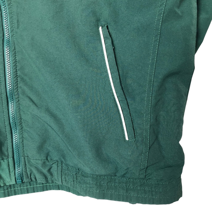 Vintage 90s-00'S Adidas back logo windbreaker, men's size small polyester Green type dark green Vintage Second Hand