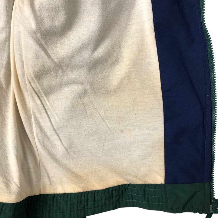 Vintage 90s-00'S Adidas back logo windbreaker, men's size small polyester Green type dark green Vintage Second Hand