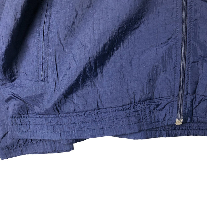 Vintage 80s-90'S Adidas nylon jacket, men's size M Nylon navy blue type Vintage Second Hand