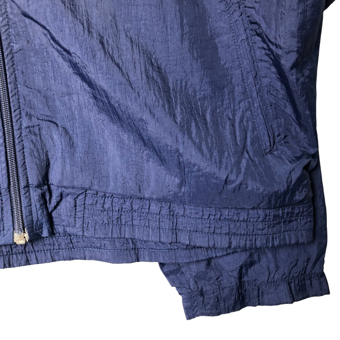 Vintage 80s-90'S Adidas nylon jacket, men's size M Nylon navy blue type Vintage Second Hand