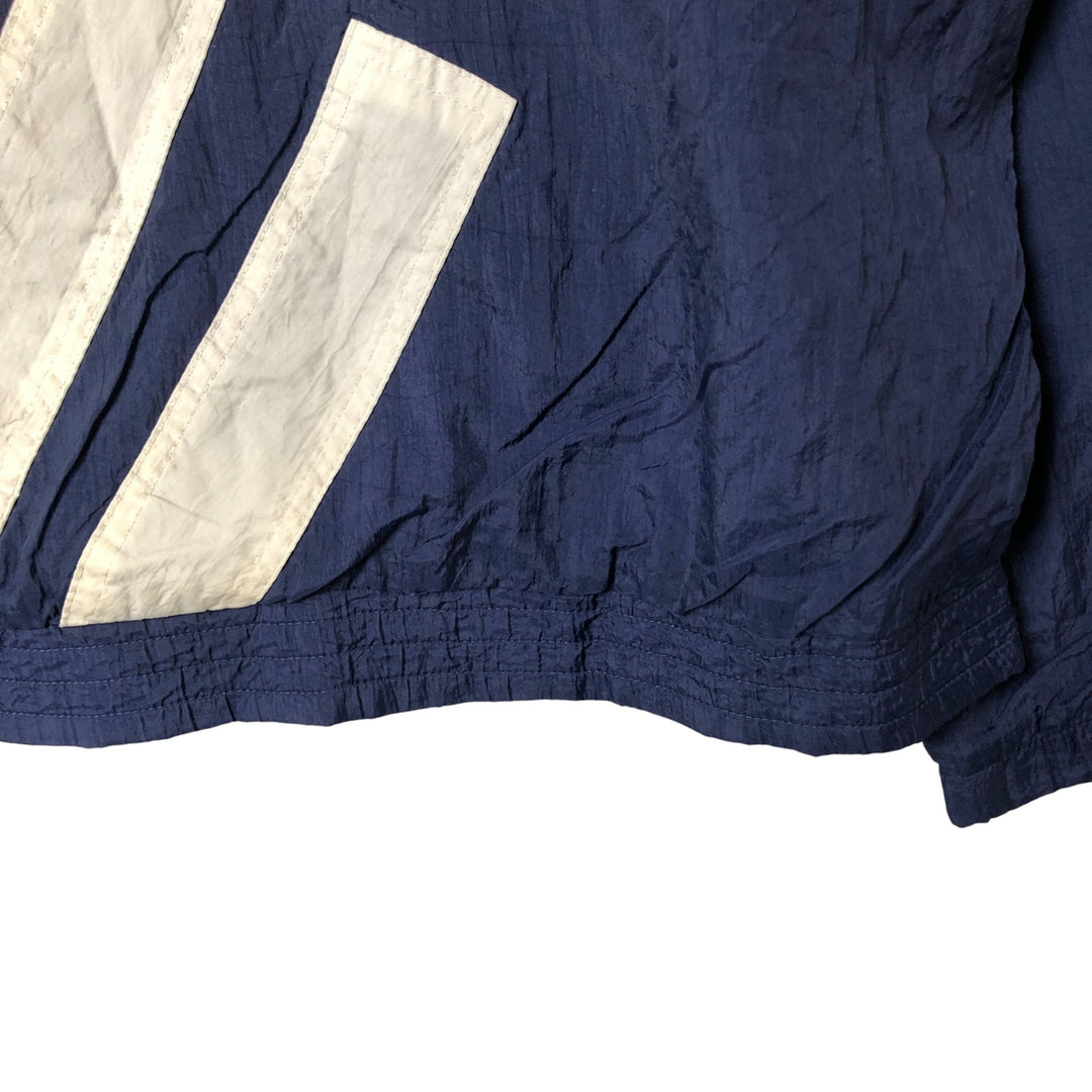Vintage 80s-90'S Adidas nylon jacket, men's size M Nylon navy blue type Vintage Second Hand