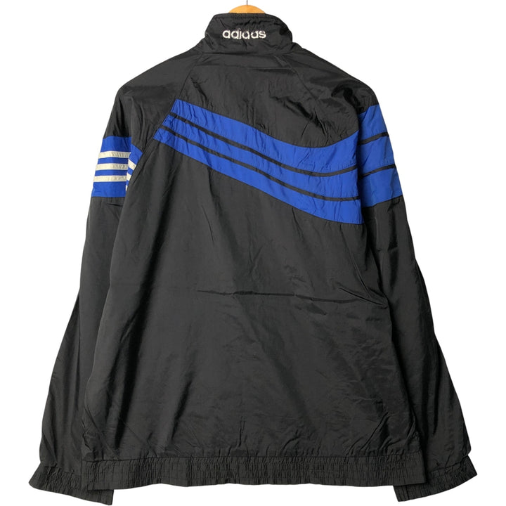 80'S Adidas Nylon Jacket, Men's M Size, Vintage Nylon black type Vintage Second Hand