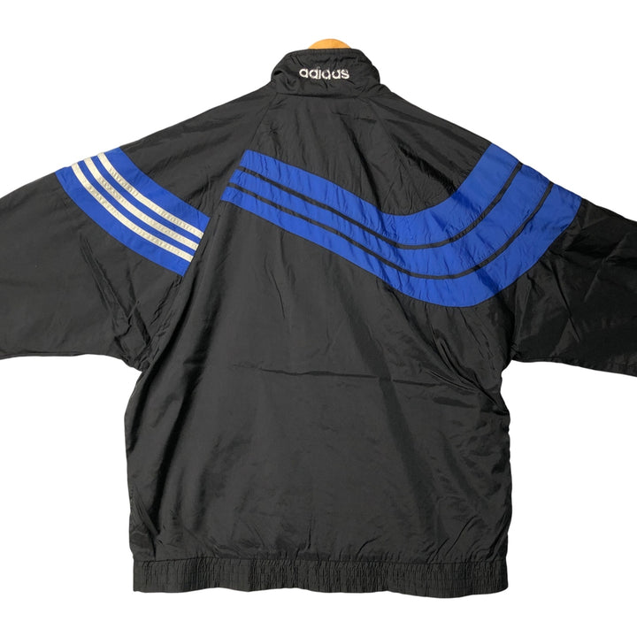 80'S Adidas Nylon Jacket, Men's M Size, Vintage Nylon black type Vintage Second Hand