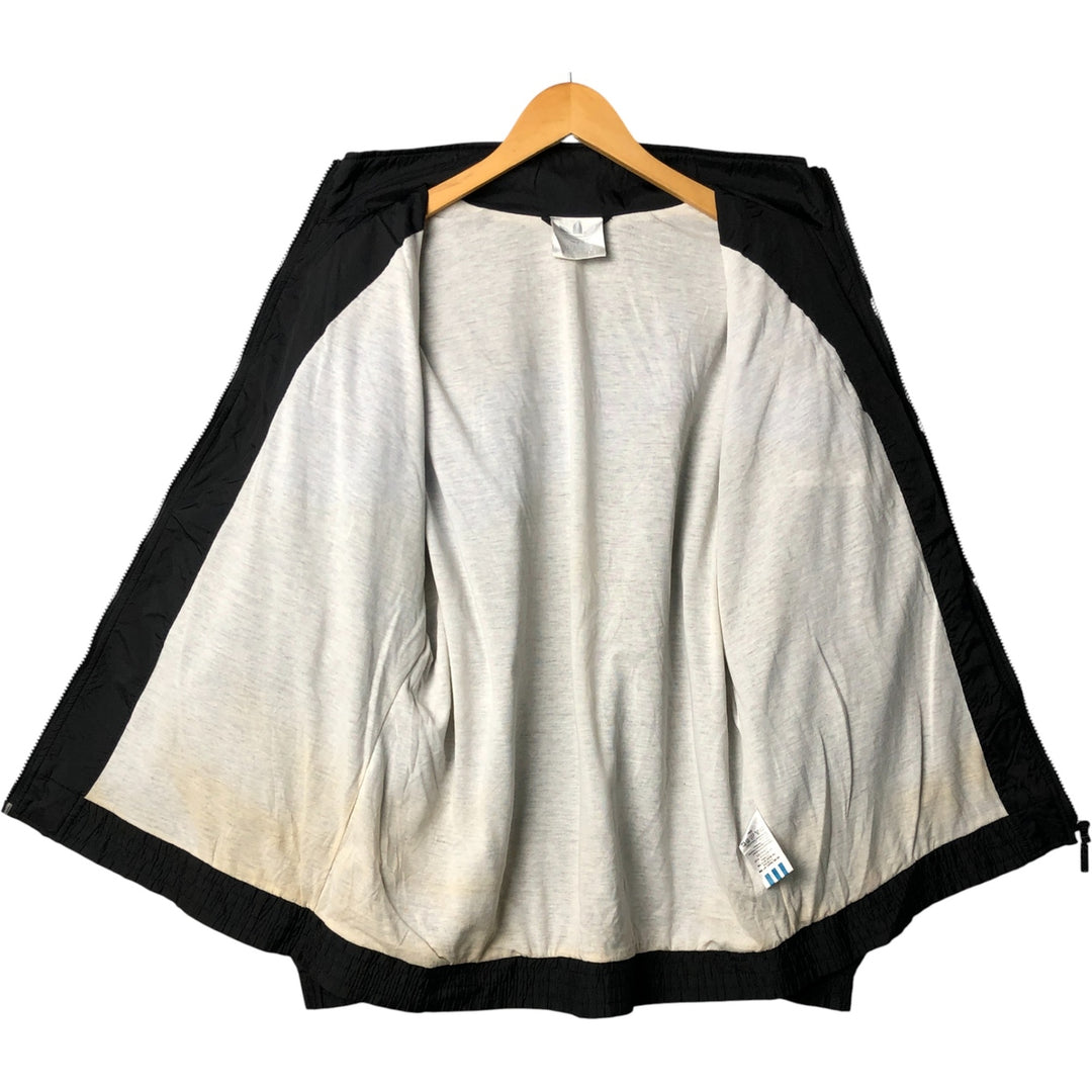 80'S Adidas Nylon Jacket, Men's M Size, Vintage Nylon black type Vintage Second Hand