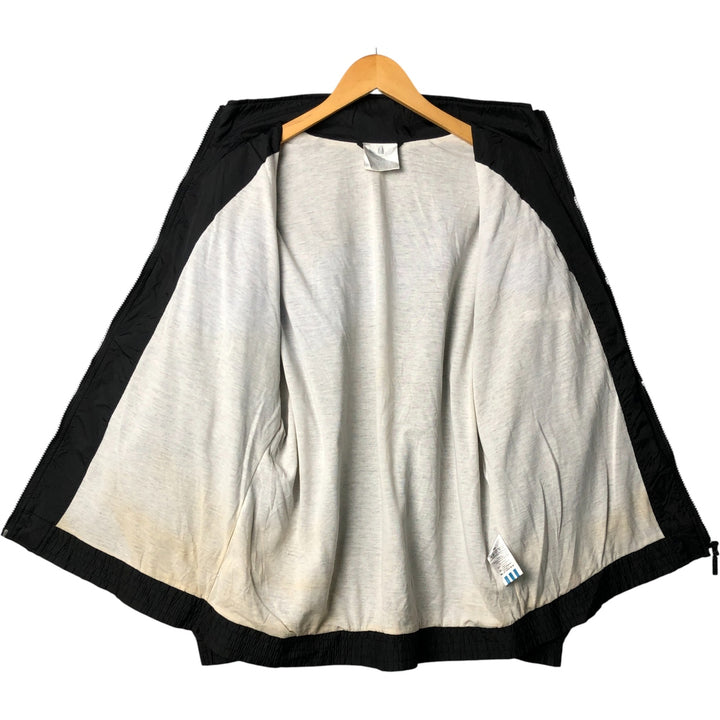 80'S Adidas Nylon Jacket, Men's M Size, Vintage Nylon black type Vintage Second Hand