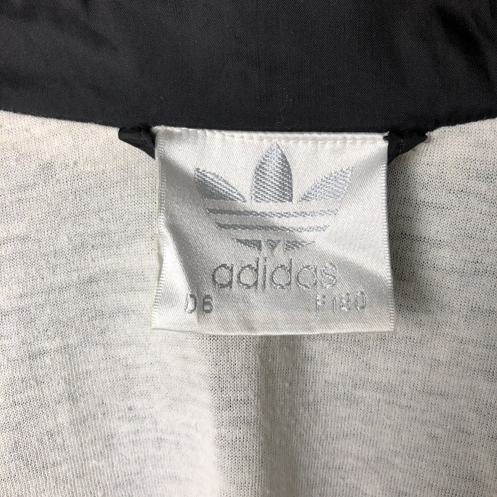 80'S Adidas Nylon Jacket, Men's M Size, Vintage Nylon black type Vintage Second Hand