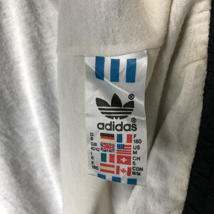 80'S Adidas Nylon Jacket, Men's M Size, Vintage Nylon black type Vintage Second Hand