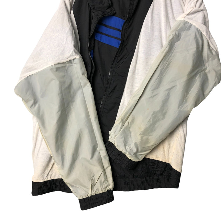 80'S Adidas Nylon Jacket, Men's M Size, Vintage Nylon black type Vintage Second Hand