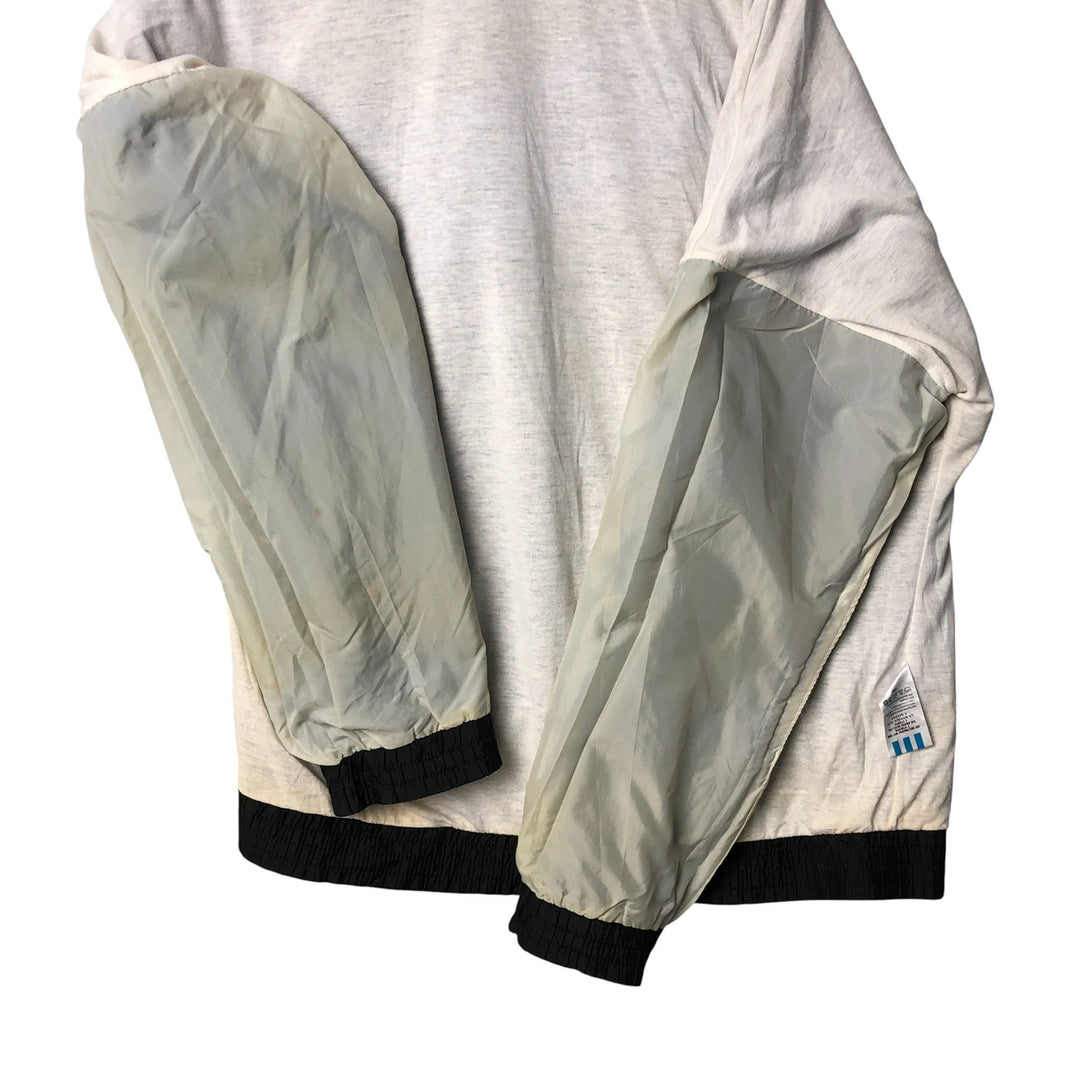 80'S Adidas Nylon Jacket, Men's M Size, Vintage Nylon black type Vintage Second Hand