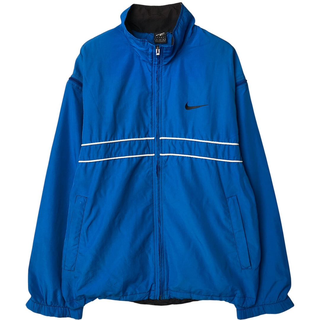 90'S Nike Agassi 2-Way Windbreaker, Men's Size Medium polyester blue type Vintage Second Hand