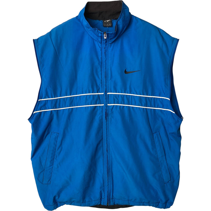 90'S Nike Agassi 2-Way Windbreaker, Men's Size Medium polyester blue type Vintage Second Hand