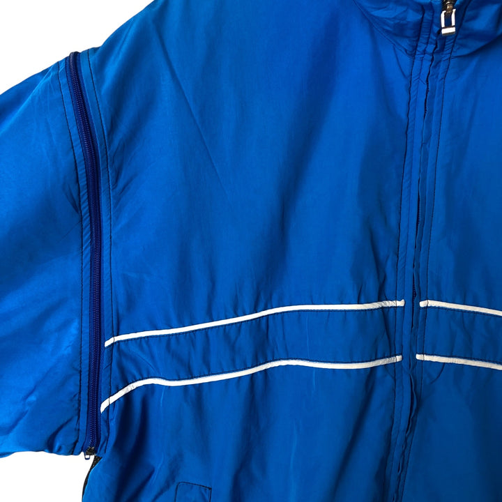 90'S Nike Agassi 2-Way Windbreaker, Men's Size Medium polyester blue type Vintage Second Hand
