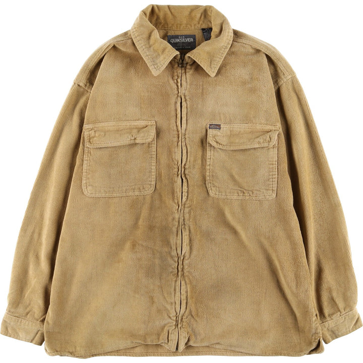QUIKSILVER SALT WATER DENIM Cotton Jacket, Men's Size M cotton Beige type Vintage Second Hand