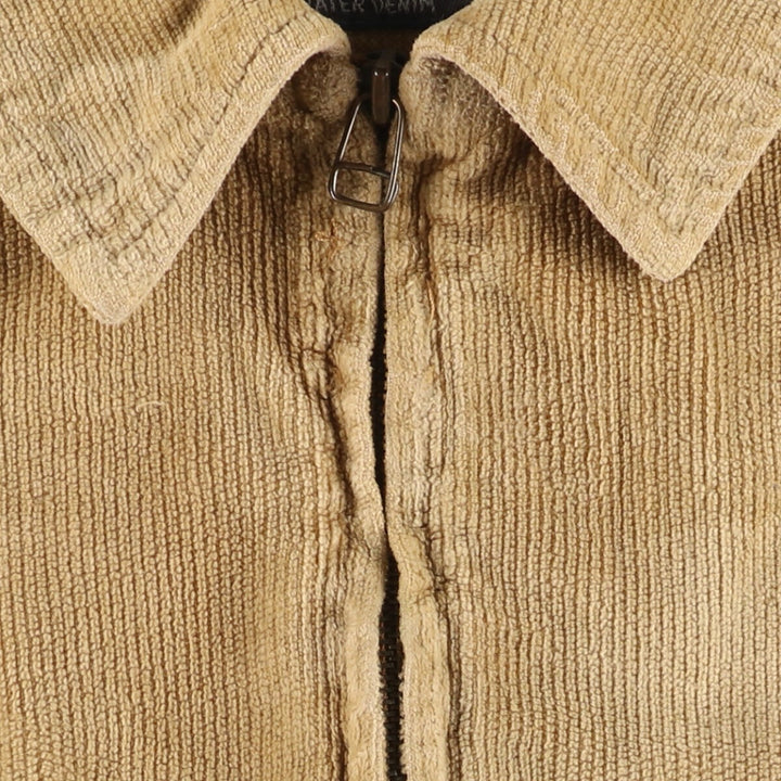 QUIKSILVER SALT WATER DENIM Cotton Jacket, Men's Size M cotton Beige type Vintage Second Hand
