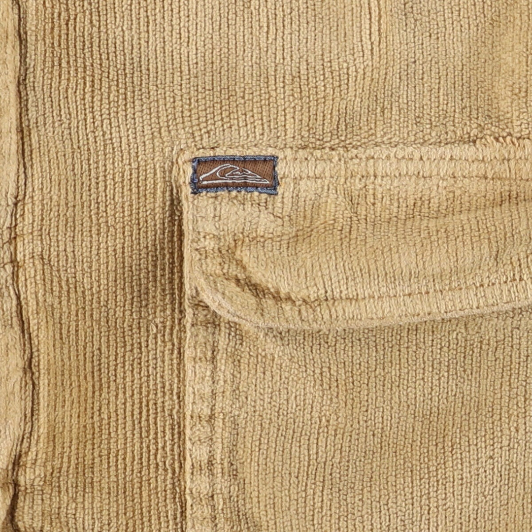 QUIKSILVER SALT WATER DENIM Cotton Jacket, Men's Size M cotton Beige type Vintage Second Hand