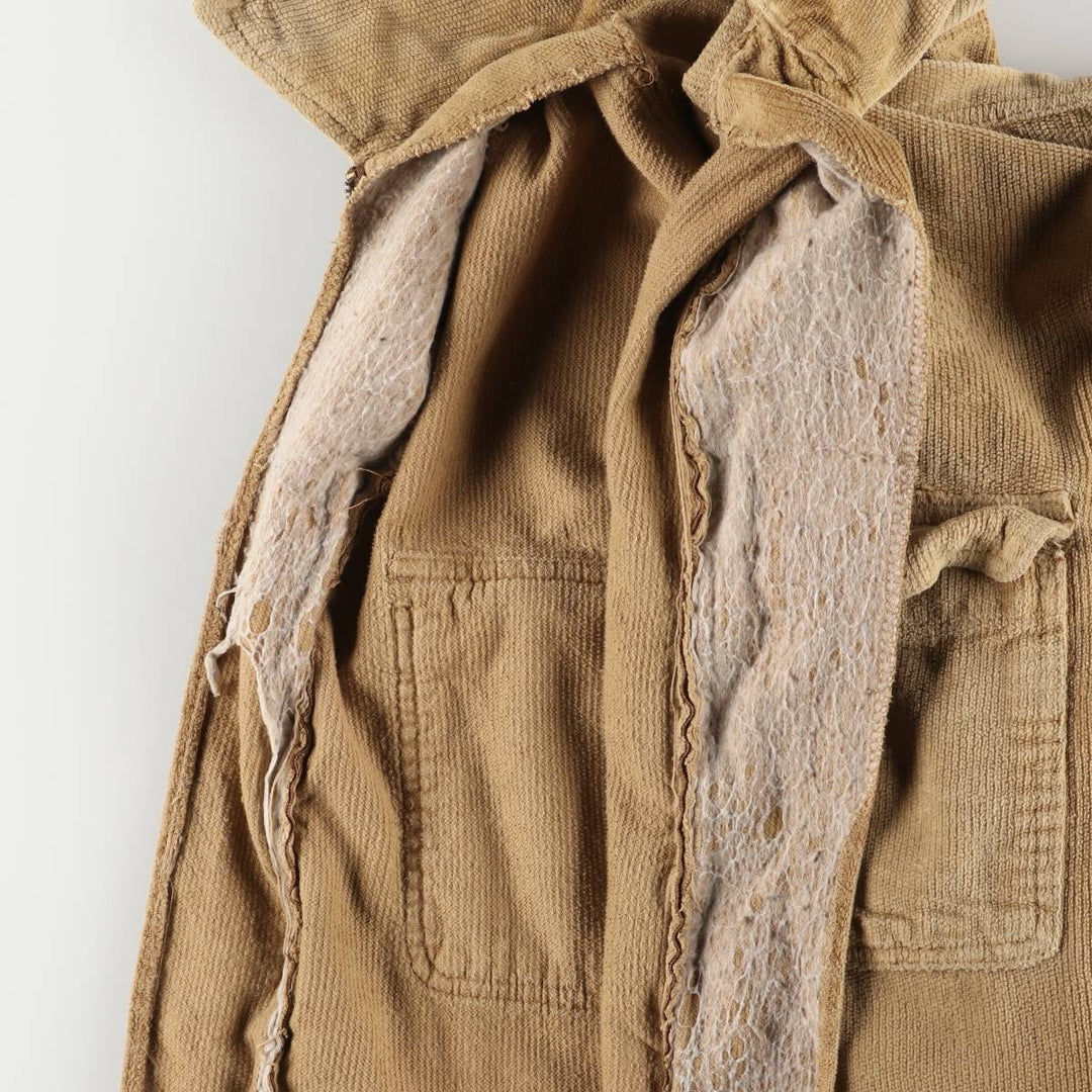 QUIKSILVER SALT WATER DENIM Cotton Jacket, Men's Size M cotton Beige type Vintage Second Hand