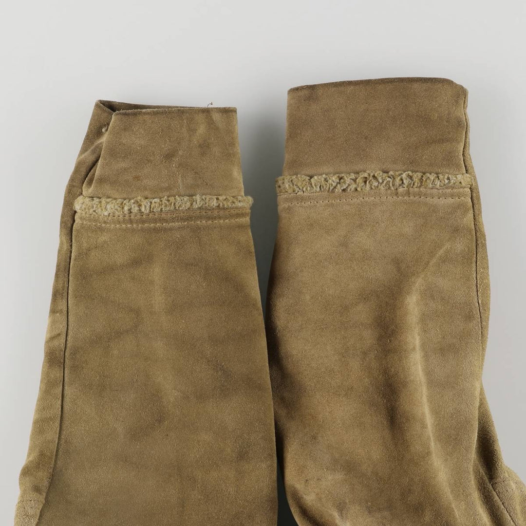 Vintage 1980'S Lee STORM RIDER suede lunch coat, half coat, made in the USA, size L, men's others Khaki type beige Vintage Second Hand