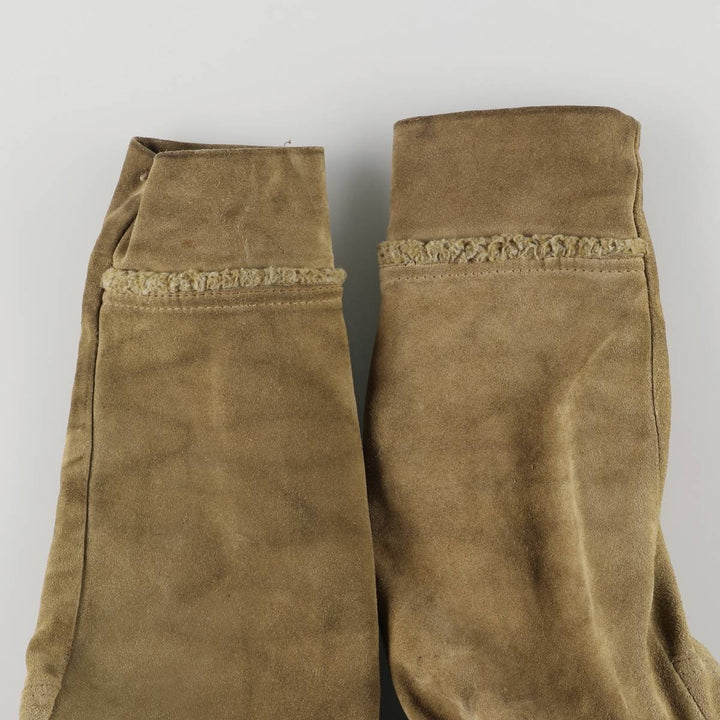 Vintage 1980'S Lee STORM RIDER suede lunch coat, half coat, made in the USA, size L, men's others Khaki type beige Vintage Second Hand