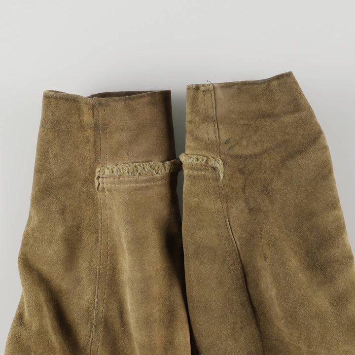 Vintage 1980'S Lee STORM RIDER suede lunch coat, half coat, made in the USA, size L, men's others Khaki type beige Vintage Second Hand