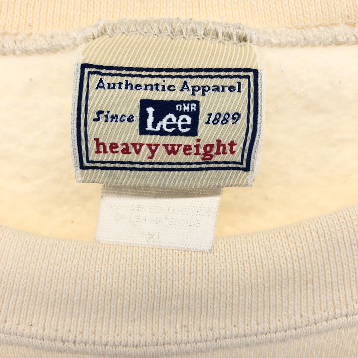90'S Lee Heavy Weight Dog Print Labrador Retriever Animal Sweatshirt, Men's Size XL cotton unbleached Vintage Second Hand