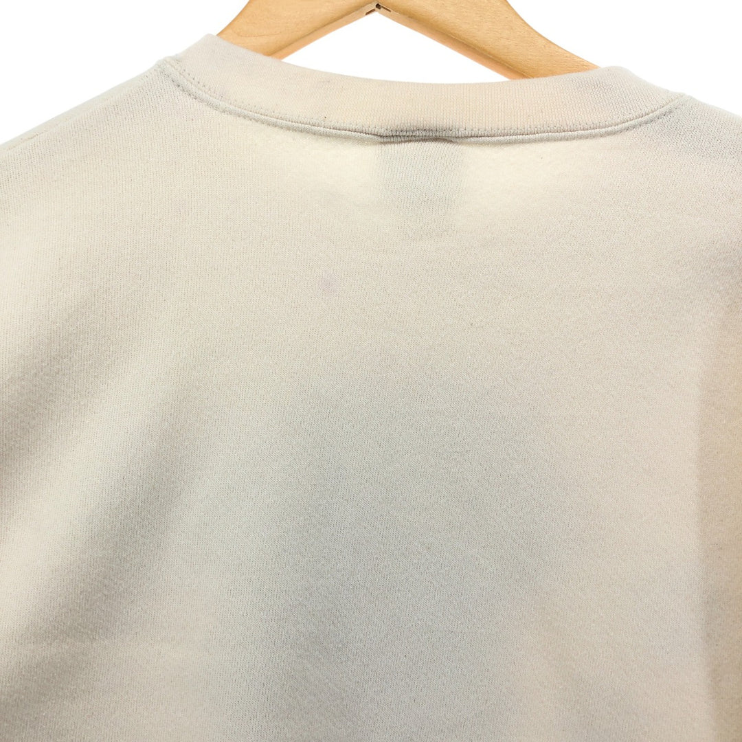90'S Lee Heavy Weight Dog Print Labrador Retriever Animal Sweatshirt, Men's Size XL cotton unbleached Vintage Second Hand