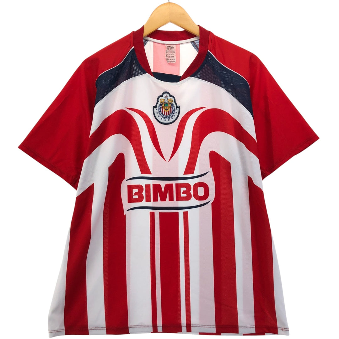 PAULSPORT Mesh Soccer Jersey Game Shirt, Men's Size L polyester red type Vintage Second Hand