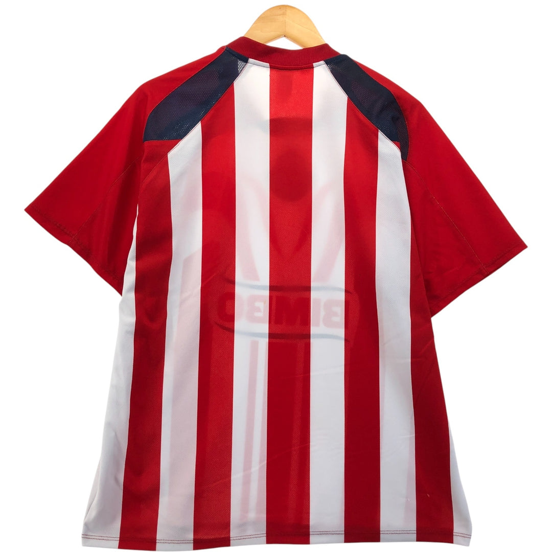 PAULSPORT Mesh Soccer Jersey Game Shirt, Men's Size L polyester red type Vintage Second Hand