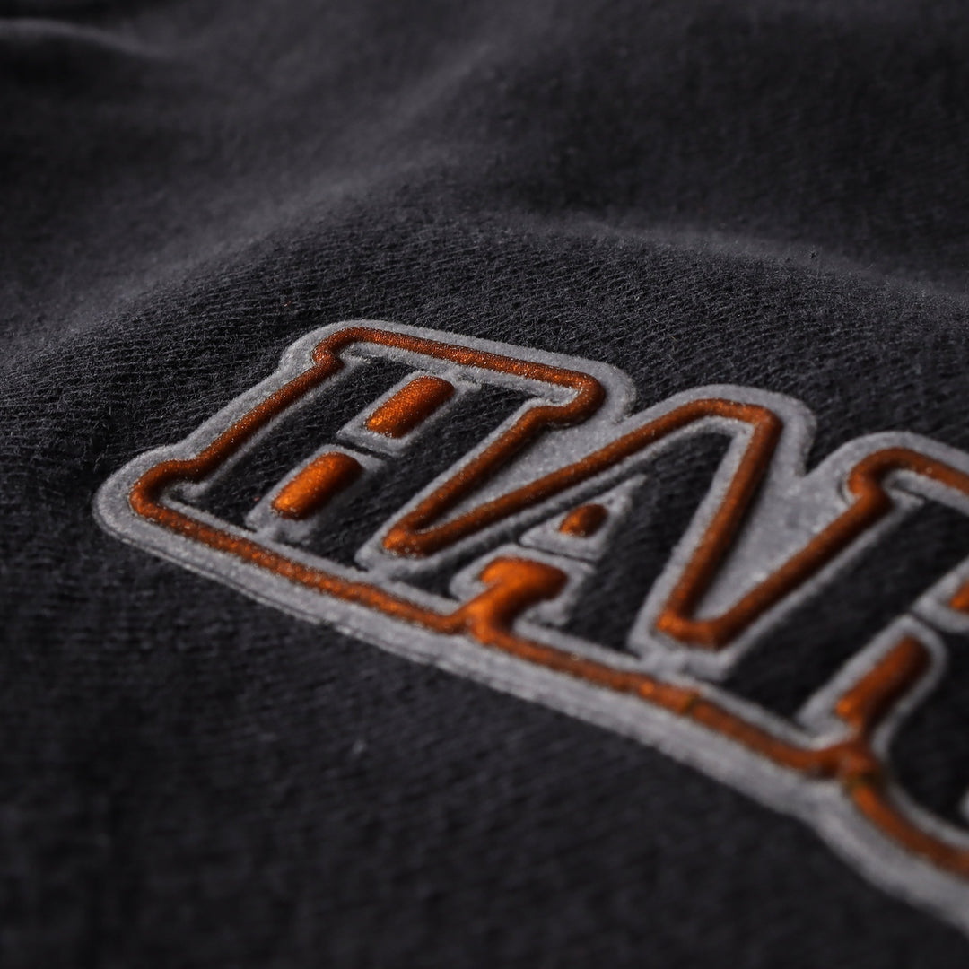 2000'S Harley-Davidson glitter advertising sweatshirt, men's size XL unclear black type Vintage Second Hand