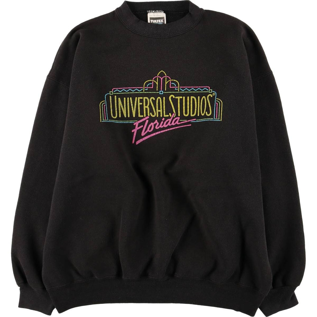 Vintage 90'S Tartex Universal Studios Advertising Sweatshirt, Men's XL polyester black type Vintage Second Hand