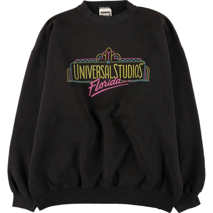 Vintage 90'S Tartex Universal Studios Advertising Sweatshirt, Men's XL polyester black type Vintage Second Hand