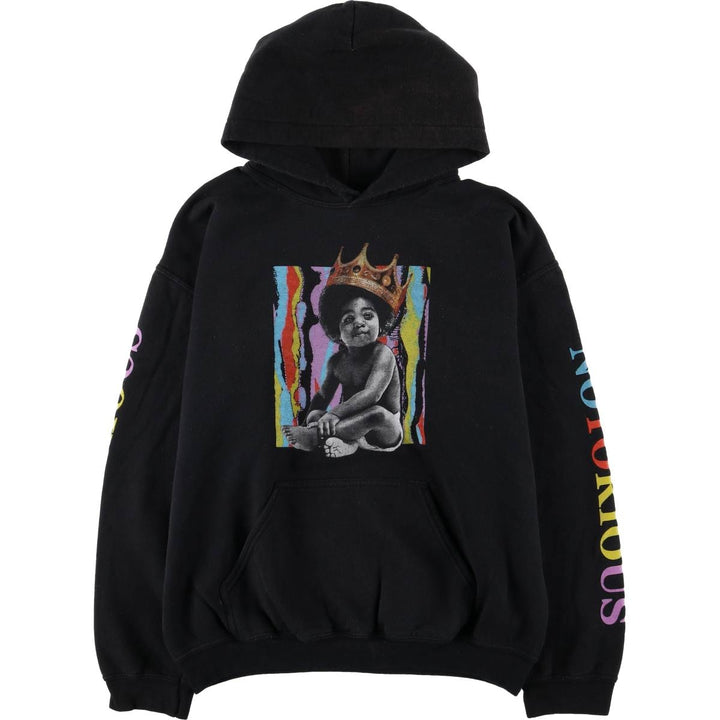 Gildan THE NOTORIUS BIG Band Pullover Sweatshirt, Men's Size L unclear black type Vintage Second Hand