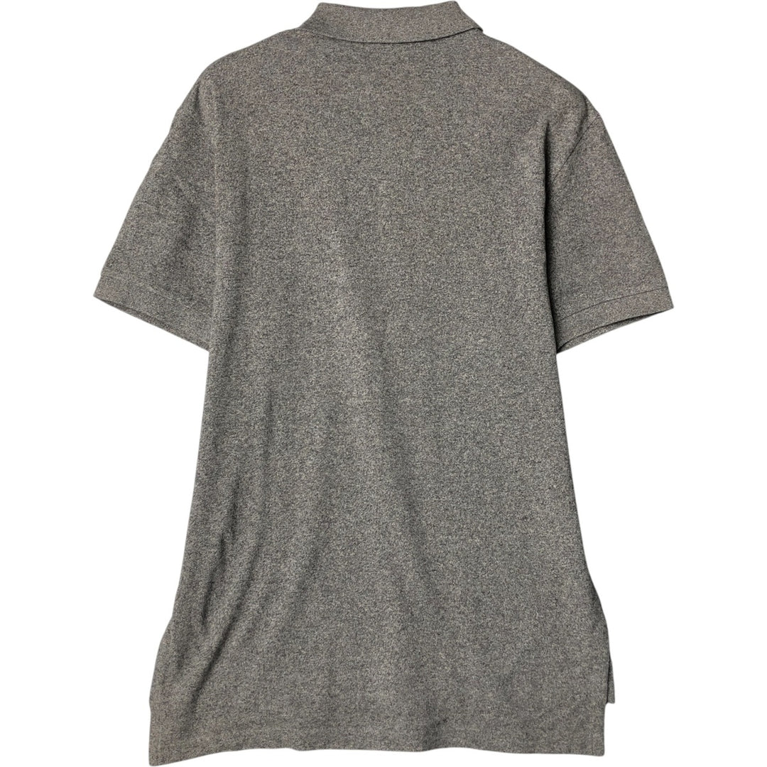Ralph Lauren POLO by Ralph Lauren short sleeve polo shirt, men's size M cotton Charcoal Vintage Second Hand