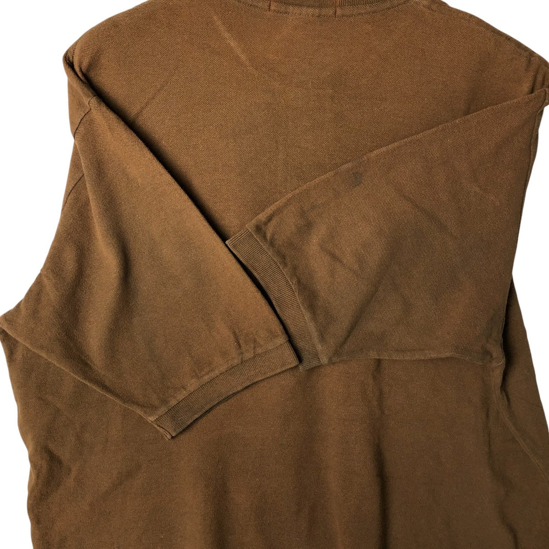 Ralph Lauren POLO by Ralph Lauren short sleeve polo shirt, men's size L cotton brown type Vintage Second Hand