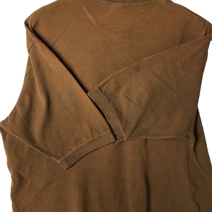 Ralph Lauren POLO by Ralph Lauren short sleeve polo shirt, men's size L cotton brown type Vintage Second Hand