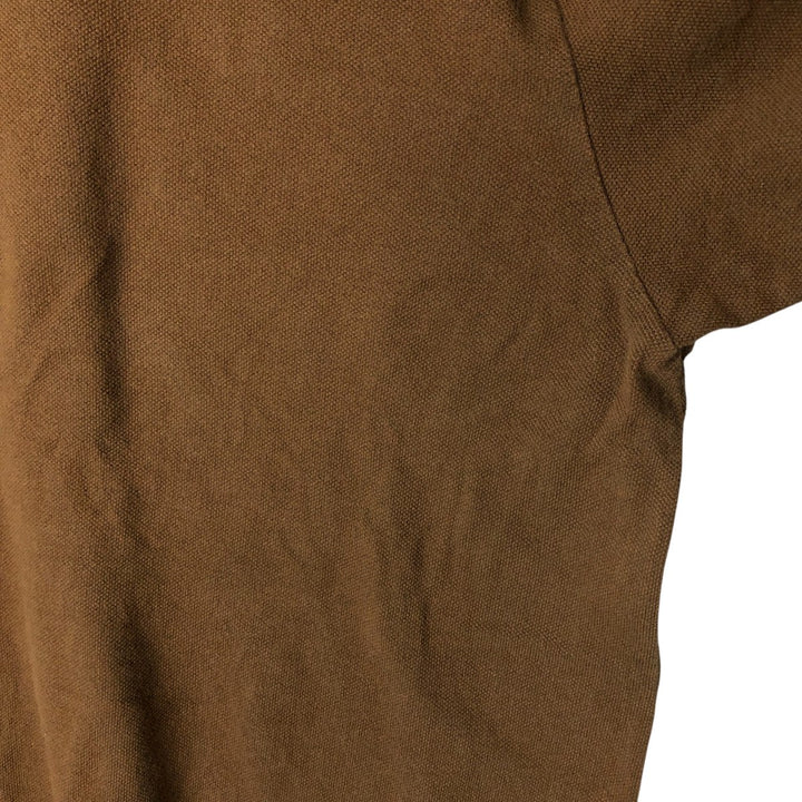 Ralph Lauren POLO by Ralph Lauren short sleeve polo shirt, men's size L cotton brown type Vintage Second Hand