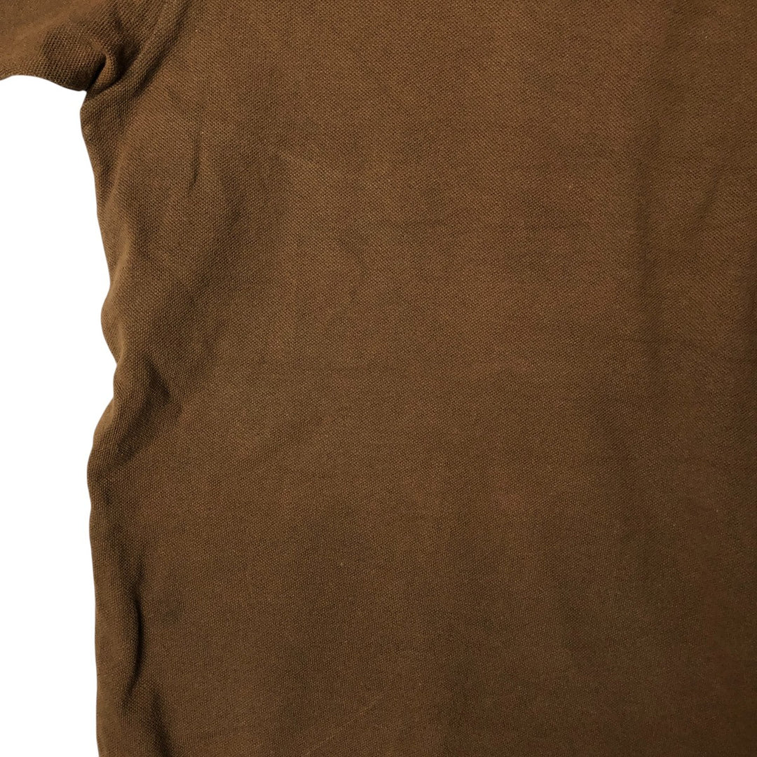 Ralph Lauren POLO by Ralph Lauren short sleeve polo shirt, men's size L cotton brown type Vintage Second Hand