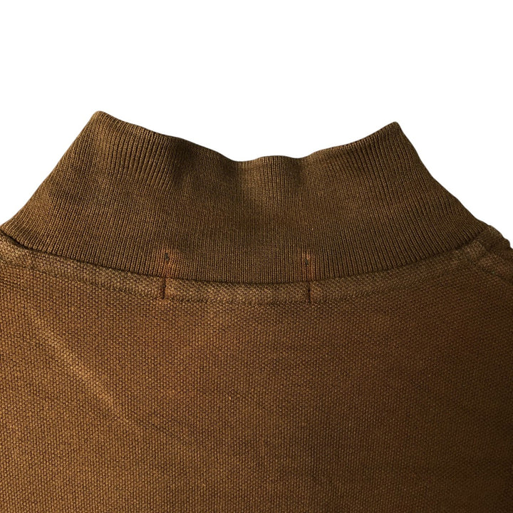 Ralph Lauren POLO by Ralph Lauren short sleeve polo shirt, men's size L cotton brown type Vintage Second Hand