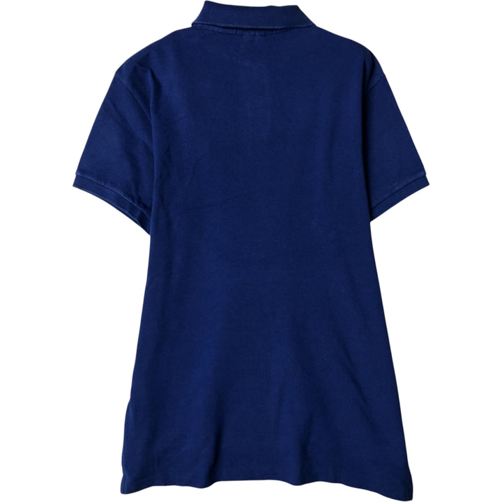 Ralph Lauren POLO by Ralph Lauren CUSTOM FIT short sleeve polo shirt, men's M size cotton blue type Vintage Second Hand