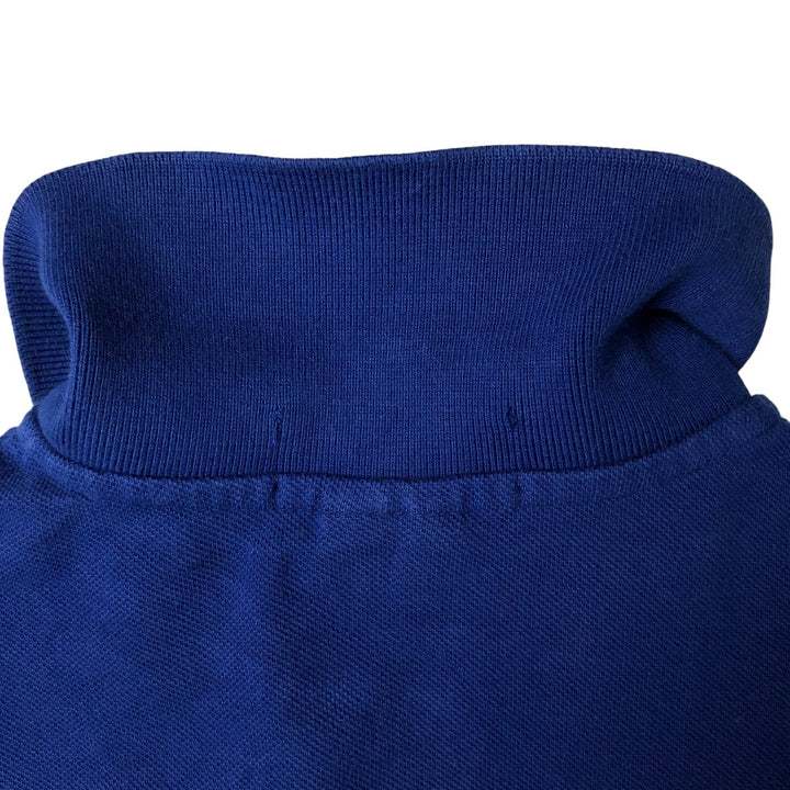 Ralph Lauren POLO by Ralph Lauren CUSTOM FIT short sleeve polo shirt, men's M size cotton blue type Vintage Second Hand