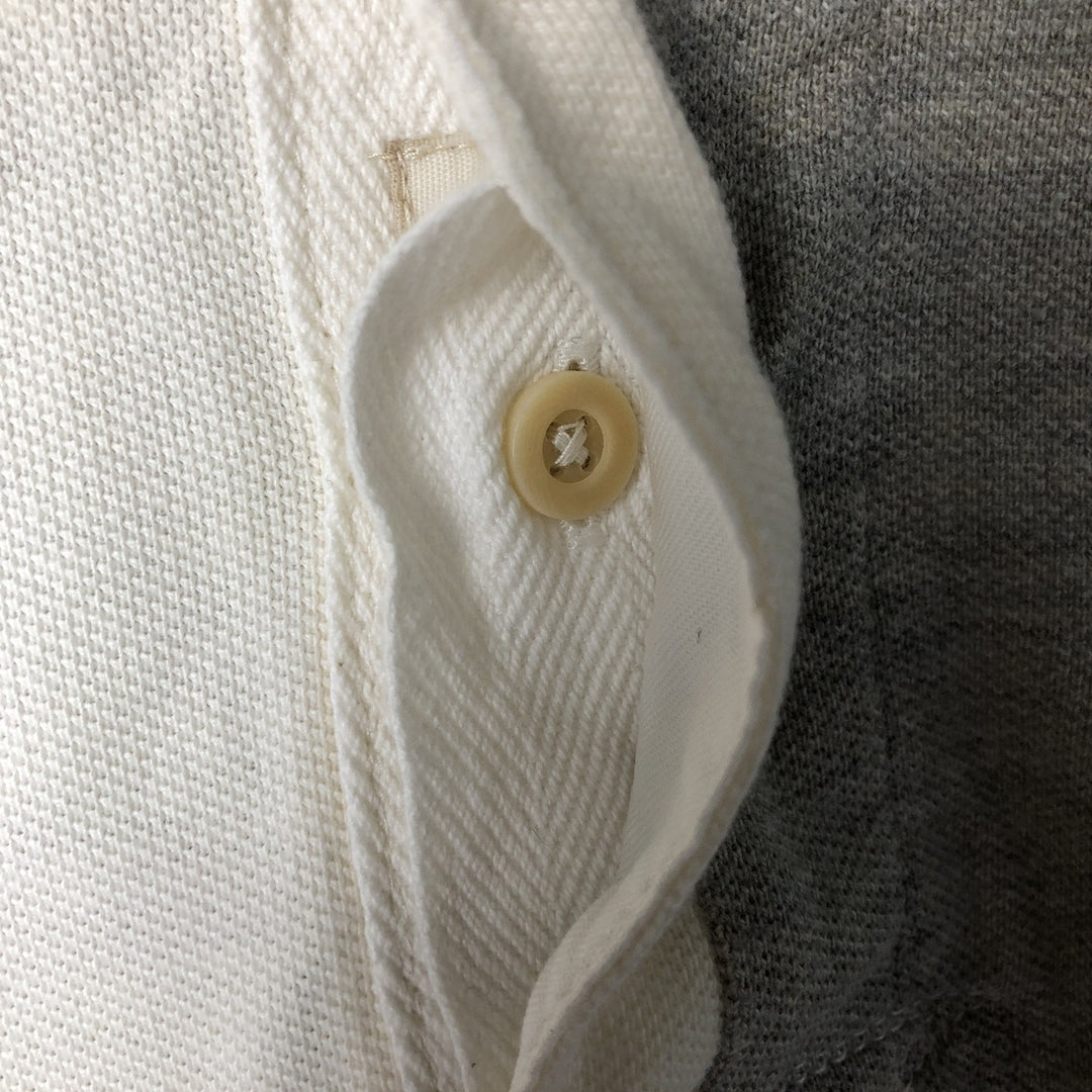 Ralph Lauren POLO by Ralph Lauren Crazy Pattern Short Sleeve Polo Shirt, Men's Size L cotton pale white type Vintage Second Hand