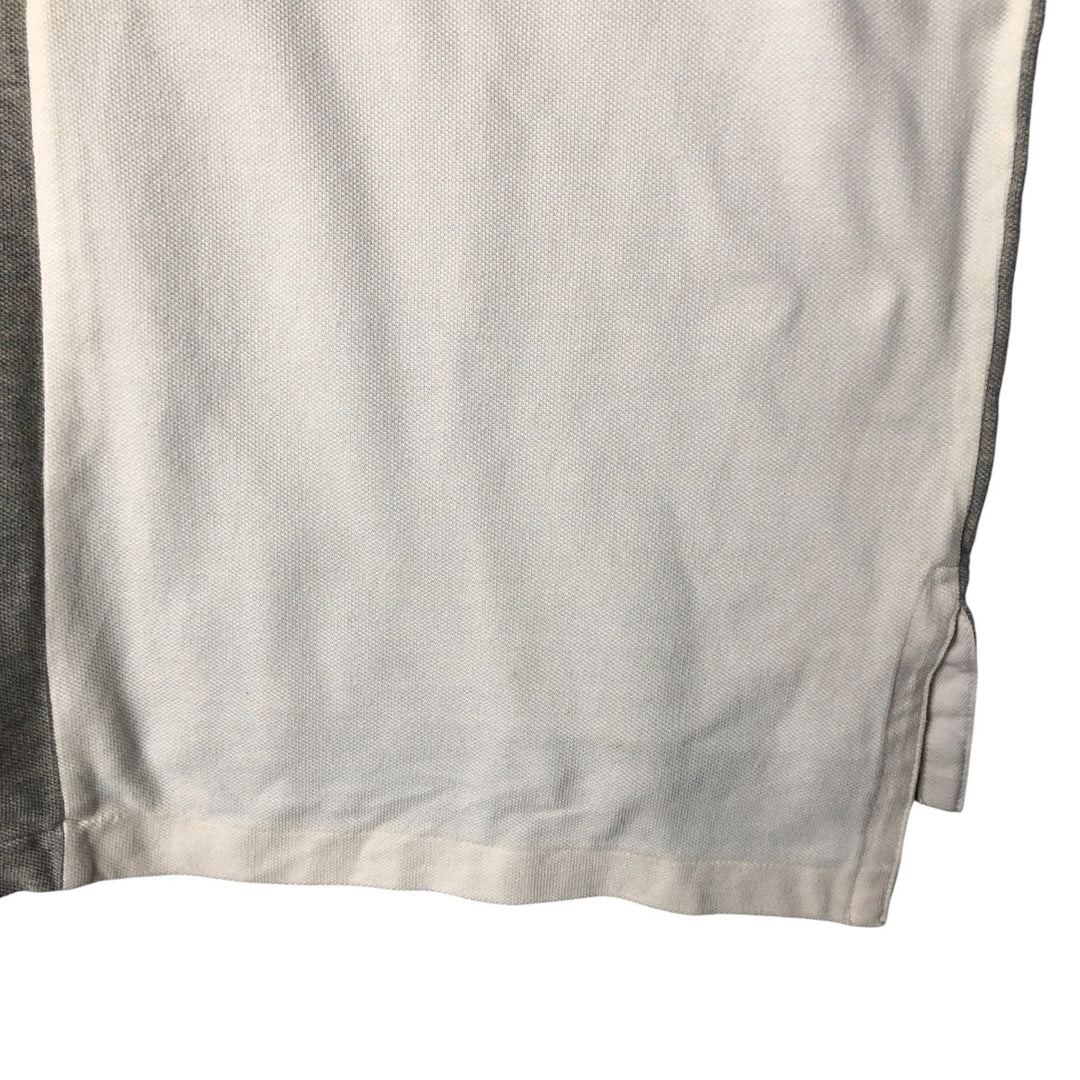 Ralph Lauren POLO by Ralph Lauren Crazy Pattern Short Sleeve Polo Shirt, Men's Size L cotton pale white type Vintage Second Hand