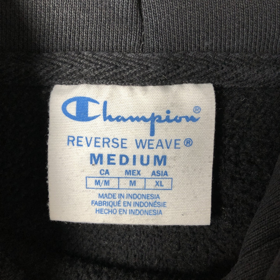 Champion REVERSE WEAVE Reverse Weave Sweat Pullover Hoodie Men's M cotton black type Vintage Second Hand