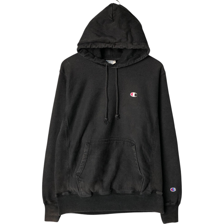 Champion REVERSE WEAVE Reverse Weave Sweat Pullover Hoodie Men's M cotton black type Vintage Second Hand