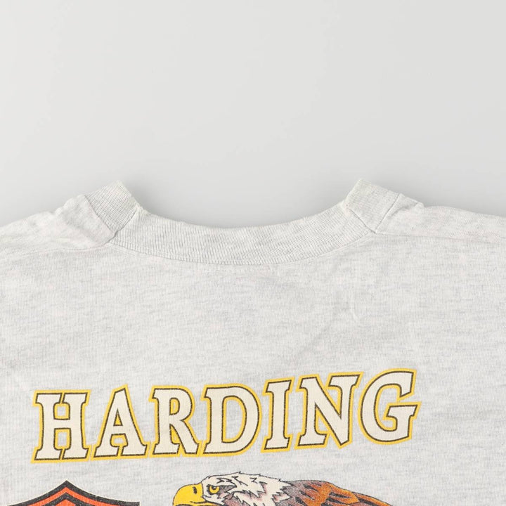 90'S Harley-Davidson long-sleeved T-shirt, Made in USA, Men's XL, Vintage cotton white type Vintage Second Hand