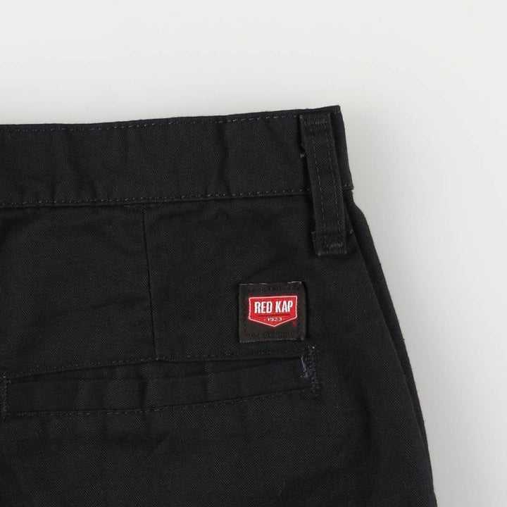 Red Kap Chino Shorts, Women's XXL (W34) polyester black type Vintage Second Hand