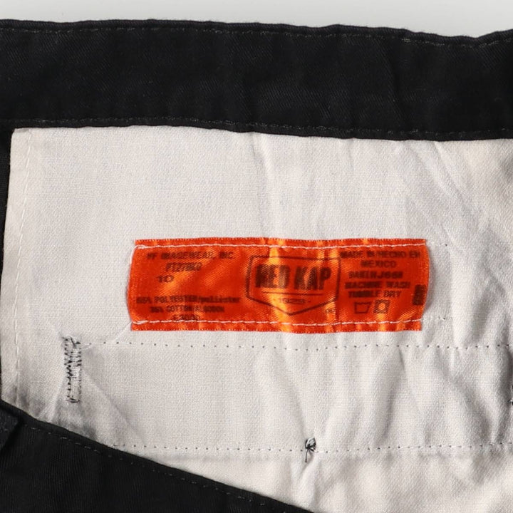 Red Kap Chino Shorts, Women's XXL (W34) polyester black type Vintage Second Hand